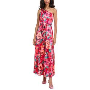 Tahari Asl Womens  Midi Dress, Red